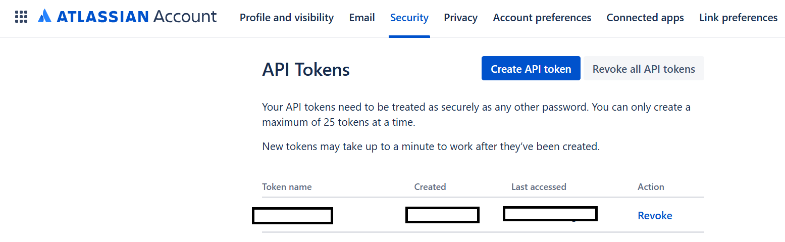 create api token