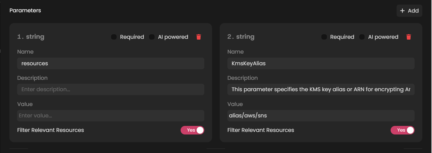 Parameters Configuration