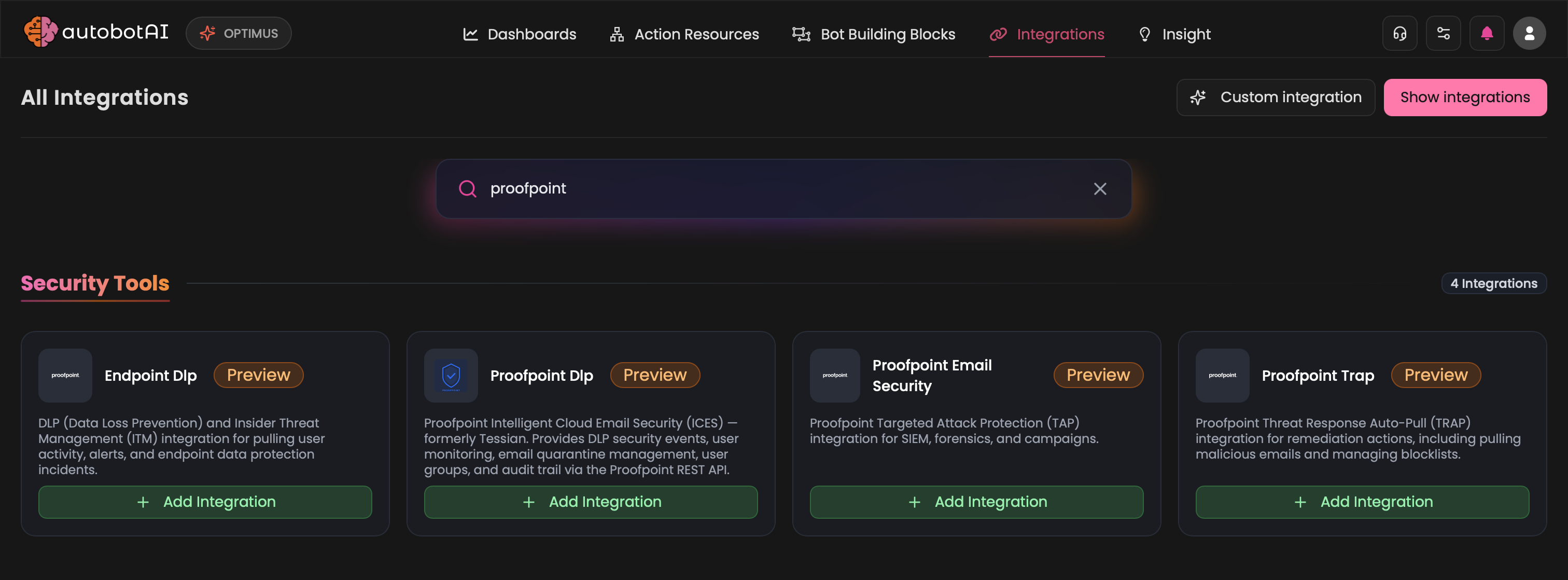 Search and Select Endpoint DLP