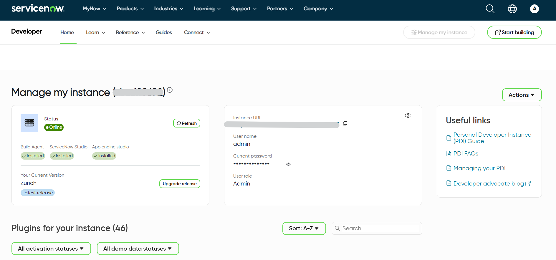 instance-credential-page